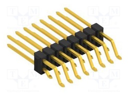 Connector: pin strips; pin header; male; PIN: 16; 2.54mm; SMT; 2x8