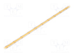 COB LED tape; white warm; 12V; LED/m: 320; 8mm; IP20; 8W/m; bendable
