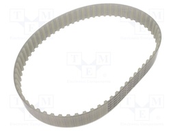 Timing belt; T10; W: 25mm; H: 4.5mm; Lw: 660mm; Tooth height: 2.5mm