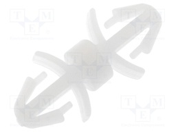 PCB distance; polyamide; L: 4mm; latch/latch; Colour: natural