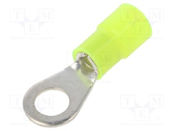 Tip: ring; M6; Ø: 6.2mm; 4÷6mm2; crimped; for cable; insulated; 105°C