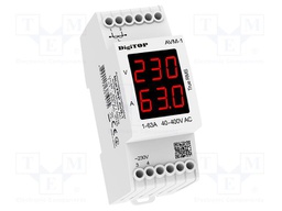 Meter: network parameters; for DIN rail mounting; LED x2; IP20