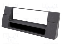 Radio mounting frame; BMW; 1 DIN; black