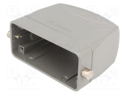 Enclosure: for HDC connectors; size 16B; for cable; for latch