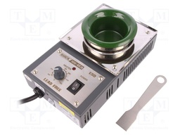 Device: soldering pot; 600W; 150÷450°C; 54mm; 230VAC; Plug: EU