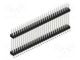 Connector: pin strips; pin header; male; PIN: 56; 2.54mm; SMT; 2x28