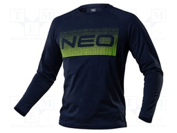 Long-sleeved t-shirt; Size: XXXL; blue; PREMIUM; 180g/m2