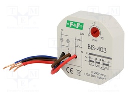 Relay: installation; bistable; NO; Mounting: in mounting box; 10A