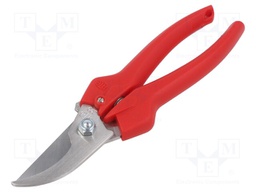 Garden pruner; 190mm; steel; Ø10mm max