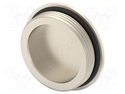 Stopper; brass; IP68; Entrelec; Gland: PG29; 11mm; Thread: PG