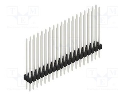 Connector: pin strips; pin header; male; PIN: 38; 2.54mm; THT; 2x19