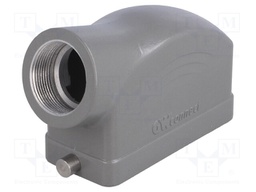 Enclosure: for HDC connectors; size 16B; for cable; for latch