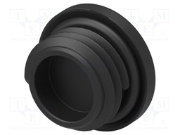 Stopper; polyamide; black; IP68; Entrelec; Gland: M12; 6mm