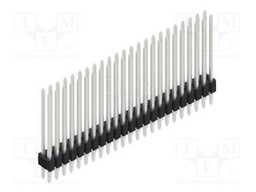 Connector: pin strips; pin header; male; PIN: 46; 1.27mm; THT; 2x23