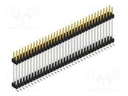 Connector: pin strips; pin header; male; PIN: 68; 2.54mm; SMT; 2x34