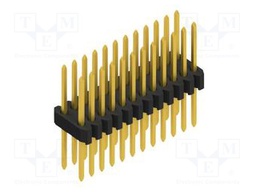 Connector: pin strips; pin header; male; PIN: 24; 1.27mm; THT; 2x12