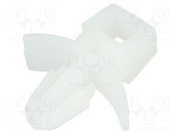 Holder; push-in; polyamide; Panel thick: 0.8÷2mm; Cutout: Ø4.8mm