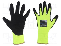 Protective gloves; Size: 11,XXL; green (light); polyester; Opty