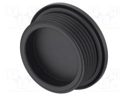 Stopper; polyamide; black; IP68; Entrelec; Gland: PG21; 10mm