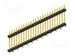 Connector: pin strips; pin header; male; PIN: 24; 2mm; SMT; 1x24