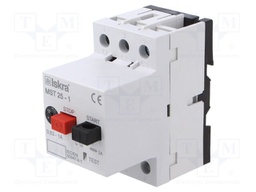 For DIN rail mounting; IP20; -25÷60°C; Protection: motor breaker
