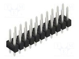 Connector: pin strips; pin header; male; PIN: 22; 2.54mm; THT; 2x11
