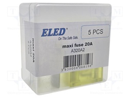 Fuse: fuse; 20A; 32VDC; automotive; 29.5mm; 29.5x9x34.1mm