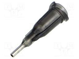 Needle: steel; 0.25"; Size: 16; straight; 1.2mm; Mounting: Luer Lock