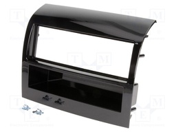 Radio mounting frame; Fiat; 1 DIN; black gloss