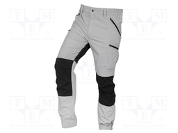 Dungarees; Size: XXXL; grey-white; OUTDOOR; slim; 150g/m2