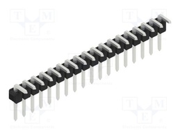 Connector: pin strips; pin header; male; PIN: 18; 2.54mm; THT; 1x18