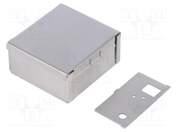 Enclosure: shielding; X: 50mm; Y: 54mm; Z: 26mm; steel