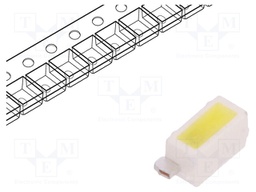 LED; SMD; 1204; white cold; 2420÷3780mlm; 710÷-1400mcd; 8200(typ)K