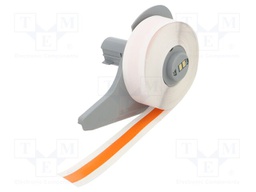 Tape; 9.53mm; 15.24m; orange; self-adhesive; -40÷82°C