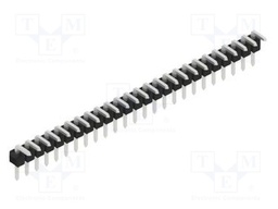 Connector: pin strips; pin header; male; PIN: 25; 2.54mm; THT; 1x25