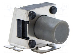 Microswitch TACT; SPST; Pos: 2; 0.05A/12VDC; SMD; none; 1.81N; 4mm