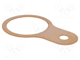 Earth tag; Mat: brass; 16mm