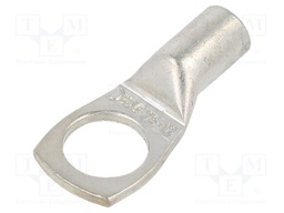 Tip: ring tube; M12; 25mm2; crimped; for cable; tinned; copper; 4AWG