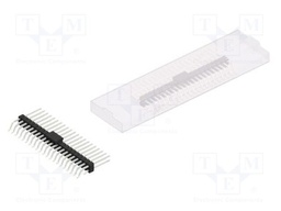 Connector: pin strips; pin header; male; PIN: 42; 2.54mm; SMT; 2x21