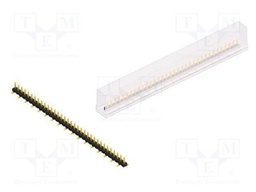 Connector: pin strips; pin header; male; PIN: 34; 2.54mm; SMT; 1x34