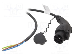 Cable; wires,GB/T; 5m; one-phase; 3x6mm2+1x0,5mm2; 32A; 250V; IP44