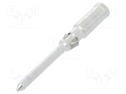 Contact; male; 1.5mm2; 16AWG; silver plated; crimped; bulk; 10A