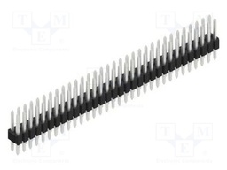 Connector: pin strips; pin header; male; PIN: 64; 1.27mm; THT; 2x32