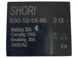 Relay: electromagnetic; SPST-NO + SPST-NC; Ucoil: 24VDC; S30; PCB