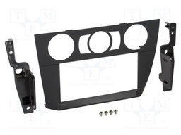 Radio frame; BMW; 2 DIN; black