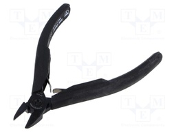 Pliers; side,cutting,precision; oval head,blackened tool