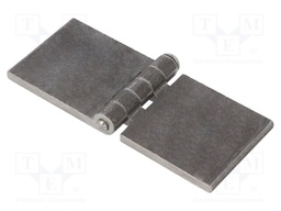 Hinge; Width: 120mm; steel; H: 50mm; V: without coating,for welding