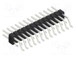 Connector: pin strips; pin header; male; PIN: 26; 2.54mm; SMT; 2x13