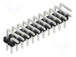 Connector: pin strips; pin header; male; PIN: 22; 2.54mm; THT; 2x11