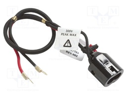 Test lead; black,red